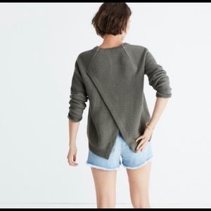 MADEWELL Province Cross Back Knit Pullover